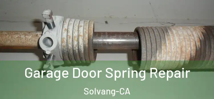  Garage Door Spring Repair Solvang-CA